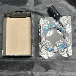 Holographic USB Charging Car Cable with Car Charger